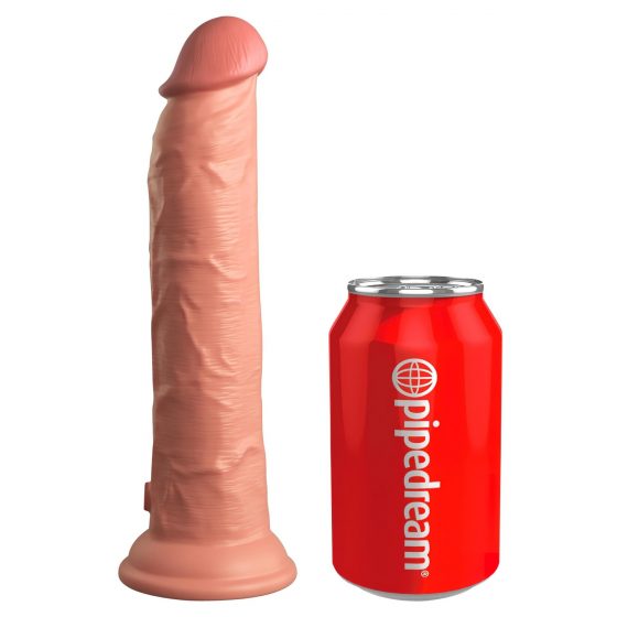 King Cock Elite 9 - připínací, realistické dildo (23 cm) - přírodní