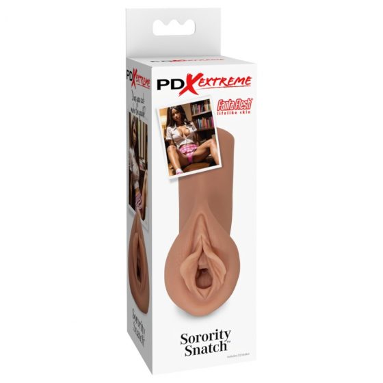 Pipedream Sorority Snatch - umělá vagína masturbátor (přírodní)