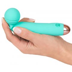   Cuties Mini Vibrator Green 2.G - nabíjací, vodotesný masážny vibrátor (zelený)