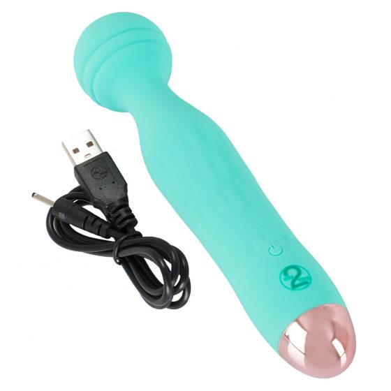 Cuties Mini Vibrator Green 2.G - nabíjací, vodotesný masážny vibrátor (zelený)