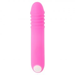   You2Toys - Blikající mini vibrátor - dobíjecí, svítící vibrátor (růžový)