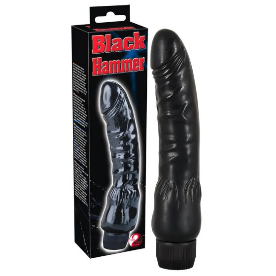 You2Toys Black Hammer - vibrátor černý (22 cm)