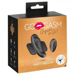   GoGasm Panty - dobíjecí radiový vibrátor na klitoris (černý)