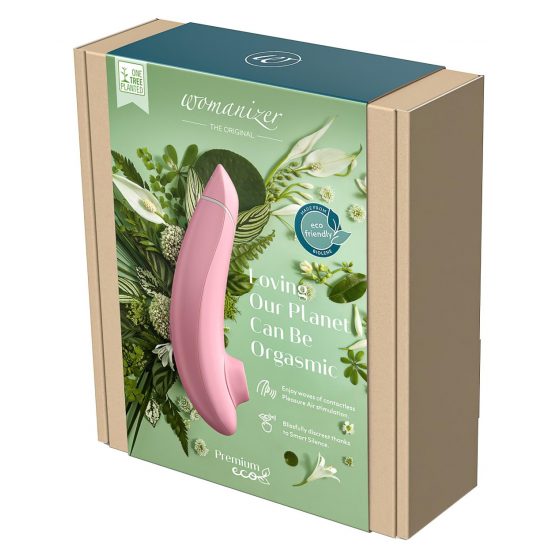 Womanizer Premium Eco - nabíjecí stimulátor klitorisu (růžový)