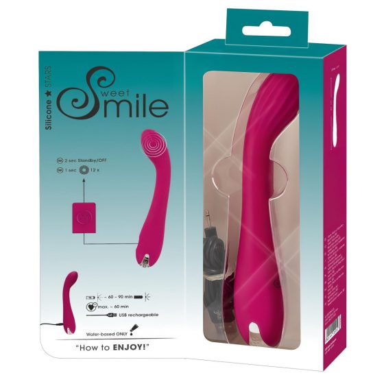 SMILE G-spot - nabíjecí vibrátor na bod G (fialový)