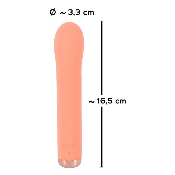 You2Toys - peachy! mini G-spot- nabíjecí vibrátor na bod G (oranžový)