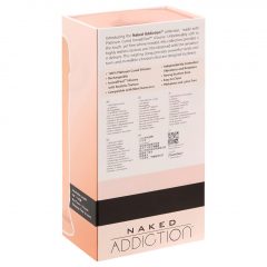   Naked Addiction Rotating 8 - bezdrátový rotační vibrátor (20 cm) - přírodní