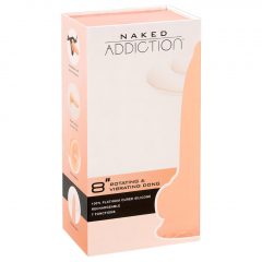   Naked Addiction Rotating 8 - bezdrátový rotační vibrátor (20 cm) - přírodní