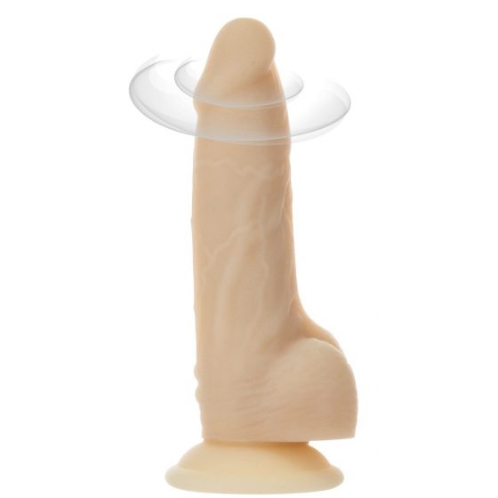 Naked Addiction Rotating 7 - bezdrátový rotační vibrátor (18 cm) - přírodní