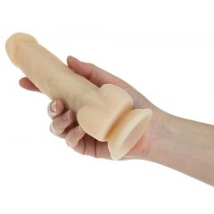   Naked Addiction Rotating 7 - bezdrátový rotační vibrátor (18 cm) - přírodní