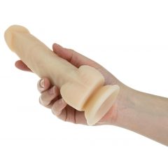   Naked Addiction Rotating 7 - bezdrátový rotační vibrátor (18 cm) - přírodní