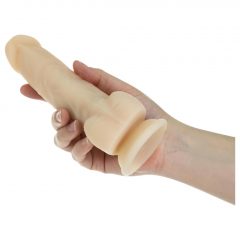   Naked Addiction Rotating 7 - bezdrátový rotační vibrátor (18 cm) - přírodní