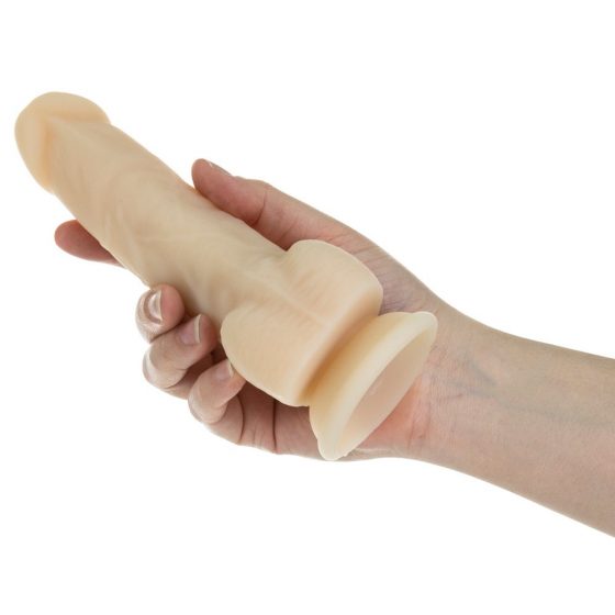 Naked Addiction Rotating 7 - bezdrátový rotační vibrátor (18 cm) - přírodní