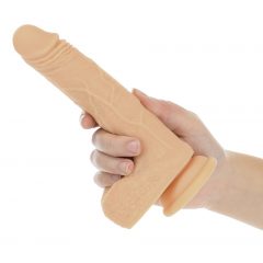   Naked Addiction Thrusting 7,5 - dobíjecí, vibrační vibrátor (19 cm) - přírodní