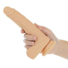   Naked Addiction Thrusting 7,5 - dobíjecí, vibrační vibrátor (19 cm) - přírodní