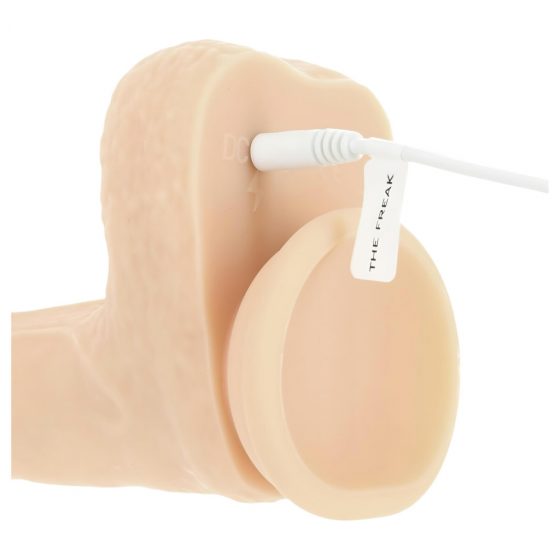 Naked Addiction Thrusting 7,5 - dobíjecí, vibrační vibrátor (19 cm) - přírodní