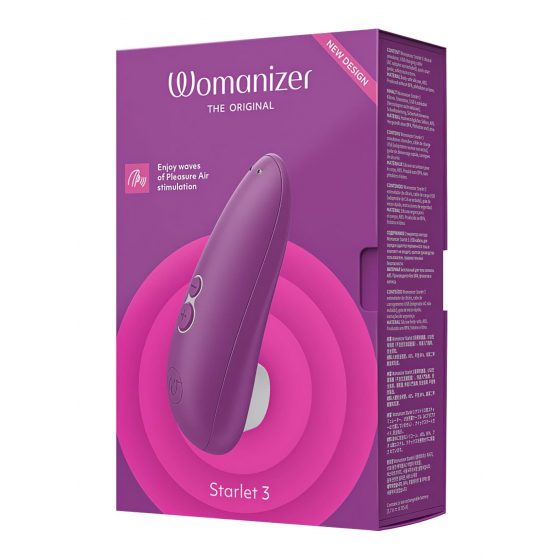 Womanizer Starlet 3 - dobíjecí, vodotěsný stimulátor klitorisu (fialový)