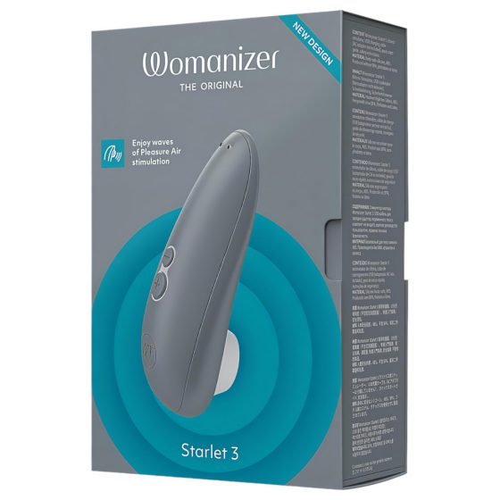 Womanizer Starlet 3 - dobíjecí, vodotěsný stimulátor klitorisu (šedý)