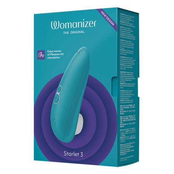 Womanizer Starlet 3 - dobíjecí, vodotěsný stimulátor klitorisu (tyrkysový)