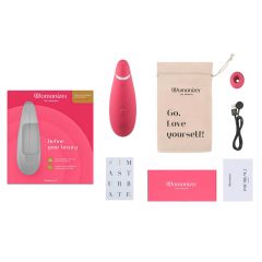   Womanizer Premium 2 - nabíjecí, vodotěsný stimulátor klitorisu (růžový)