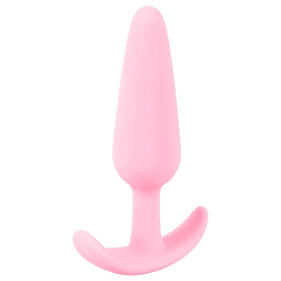 Cuties Mini Butt Plug - silikonové anální dildo - růžové (2,1cm)