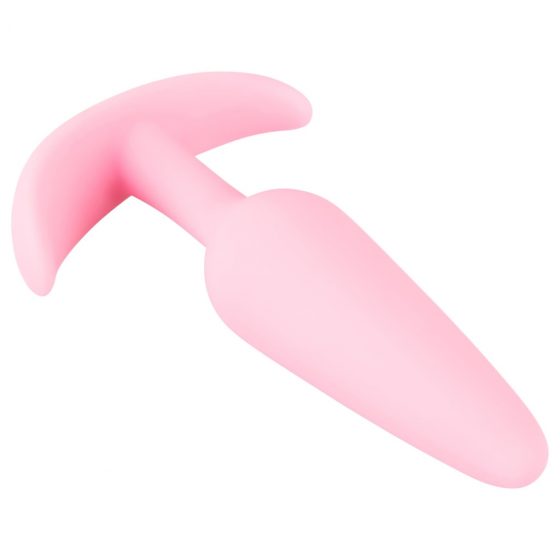 Cuties Mini Butt Plug - silikonové anální dildo - růžové (2,1cm)