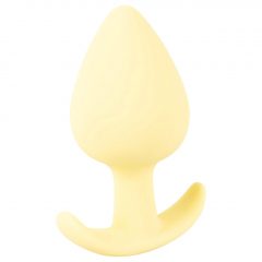   Cuties Mini Butt Plug - silikonové anální dildo - žluté (3,1cm)