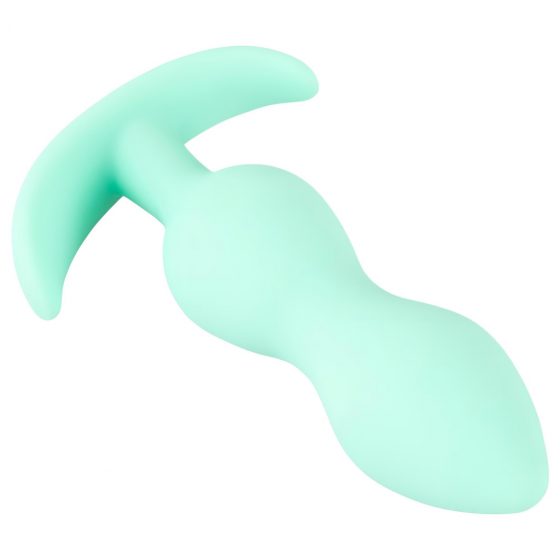 Cuties Mini Butt Plug - silikonové anální dildo - máta (2,3cm)