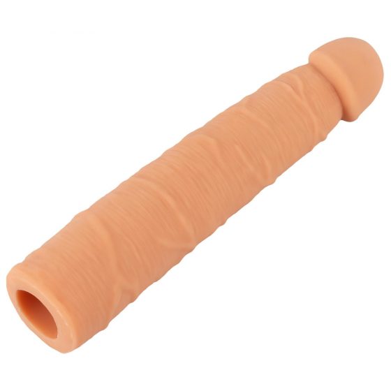 Nature Skin - prodlužovací a zesilovací návlek na penis (24 cm)