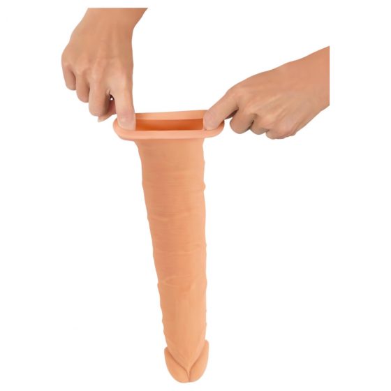 Nature Skin - prodlužovací a zesilovací návlek na penis (24 cm)