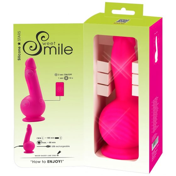 SMILE Powerful - dobíjecí vibrátor se 2 motory (růžový)