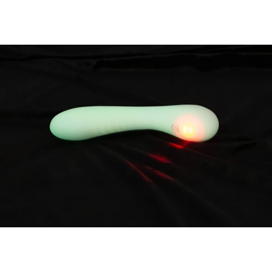 You2Toys Glow in the dark - fluorescenční vibrátor na bod G (bílý)