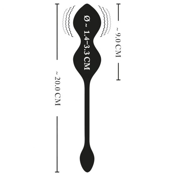 XOUXOU - rádio, elektrická gekončí koule (černá)