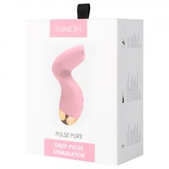   Svakom Pulse Pure - dobíjecí stimulátor klitorisu se vzduchovými vlnami (růžový)