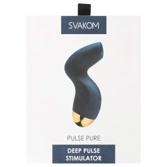   Svakom Pulse Pure - dobíjecí, vzduchový stimulátor klitorisu (modrý)