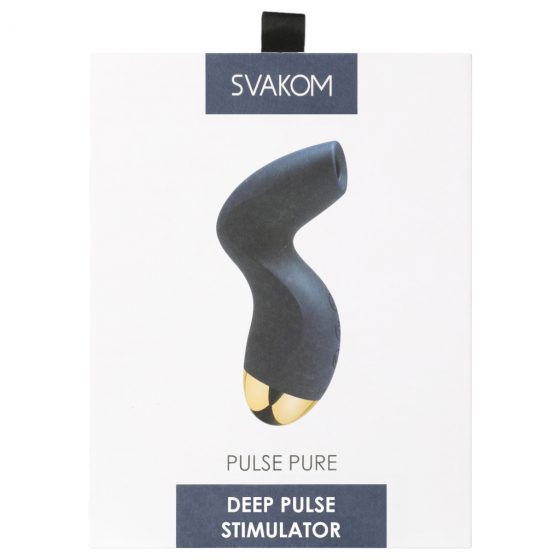 Svakom Pulse Pure - akumulátorový, pulzní stimulátor klitorisu (modrý)