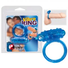   You2Toys Vibro ring - silikonový vibrační kroužek na penis - modrý