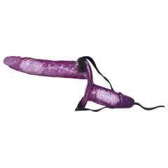   You2Toys Vibrating Strap On Duo - připínací duo dildo s vibrací