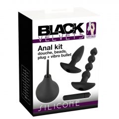   You2Toys Black Velvets Anal Kit - análna súprava (4 dielna)