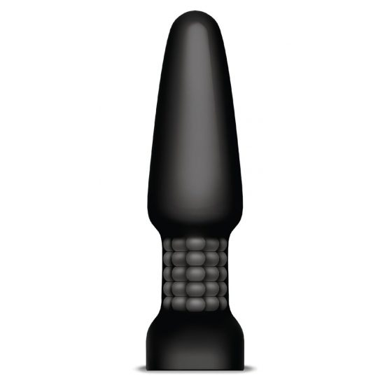 B-Vibe rimming Remote Control Plug - anální vibrátor (černý)