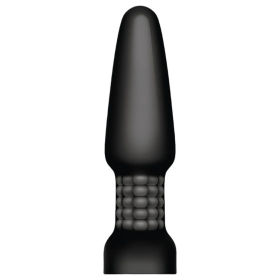 B-Vibe rimming Remote Control Plug - anální vibrátor (černý)