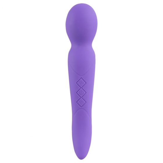 SWEET SMILE Wand Dual Motor Vibe - masážní vibrátor (fialový)