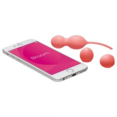   We-Vibe Bloom - nabíjecí venušiné kuličky s vyměnitelnými závažími (oranžové)