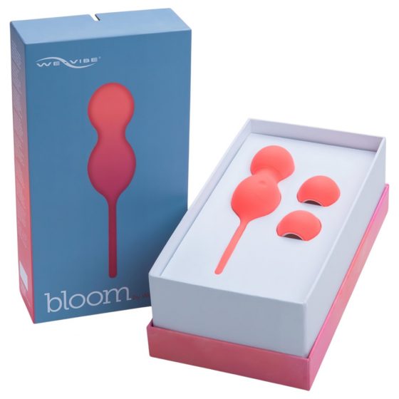 We-Vibe Bloom - nabíjecí venušiné kuličky s vyměnitelnými závažími (oranžové)