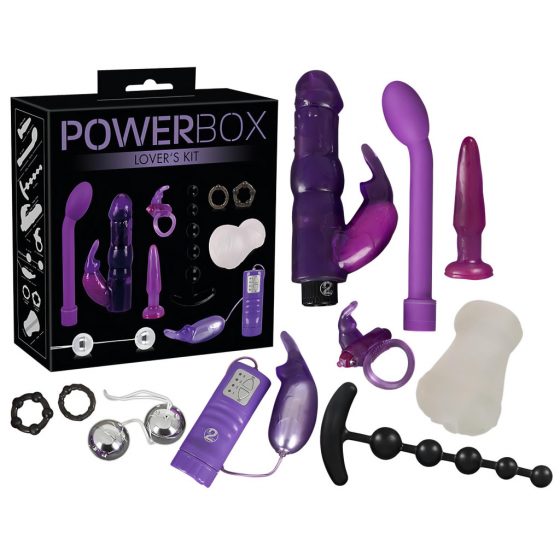 / You2Toys Power Box Lover's Kit - sada erotických pomůcek (10 dílná)