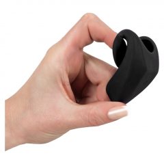   Lust Vibrating Cock Ring- nabíjecí vibrační kroužek na penis (černý)