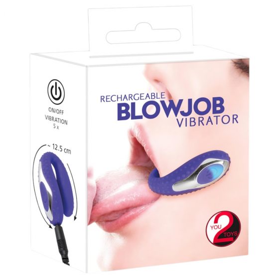 You2Toys Blowjob - orální vibrátor (fialový)