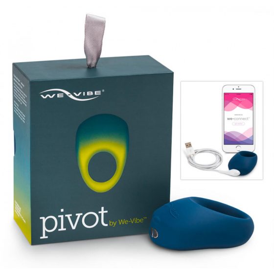 We-Vibe Pivot - nabíjecí, vibrující kroužek na penis (modrý)