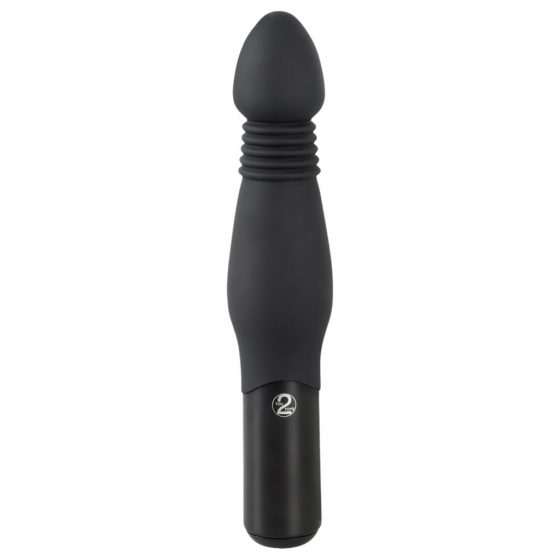 You2Toys Thrusting Anal Vibe - anální vibrátor s posuvem (černý)