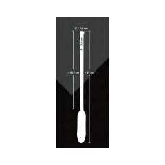   You2Toys - DILATOR - dlouhý silikonový vibrátor na močovou trubici - černý (8 - 11 mm)